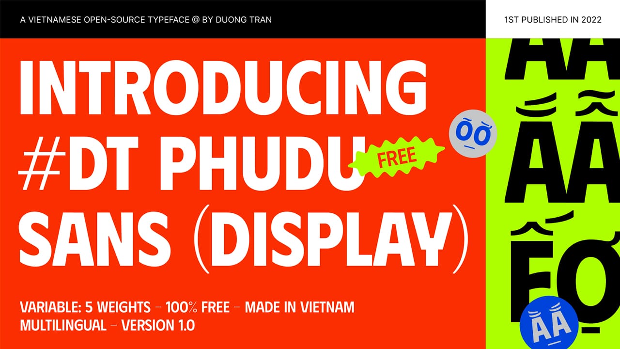 Font DT Phudu preview 1