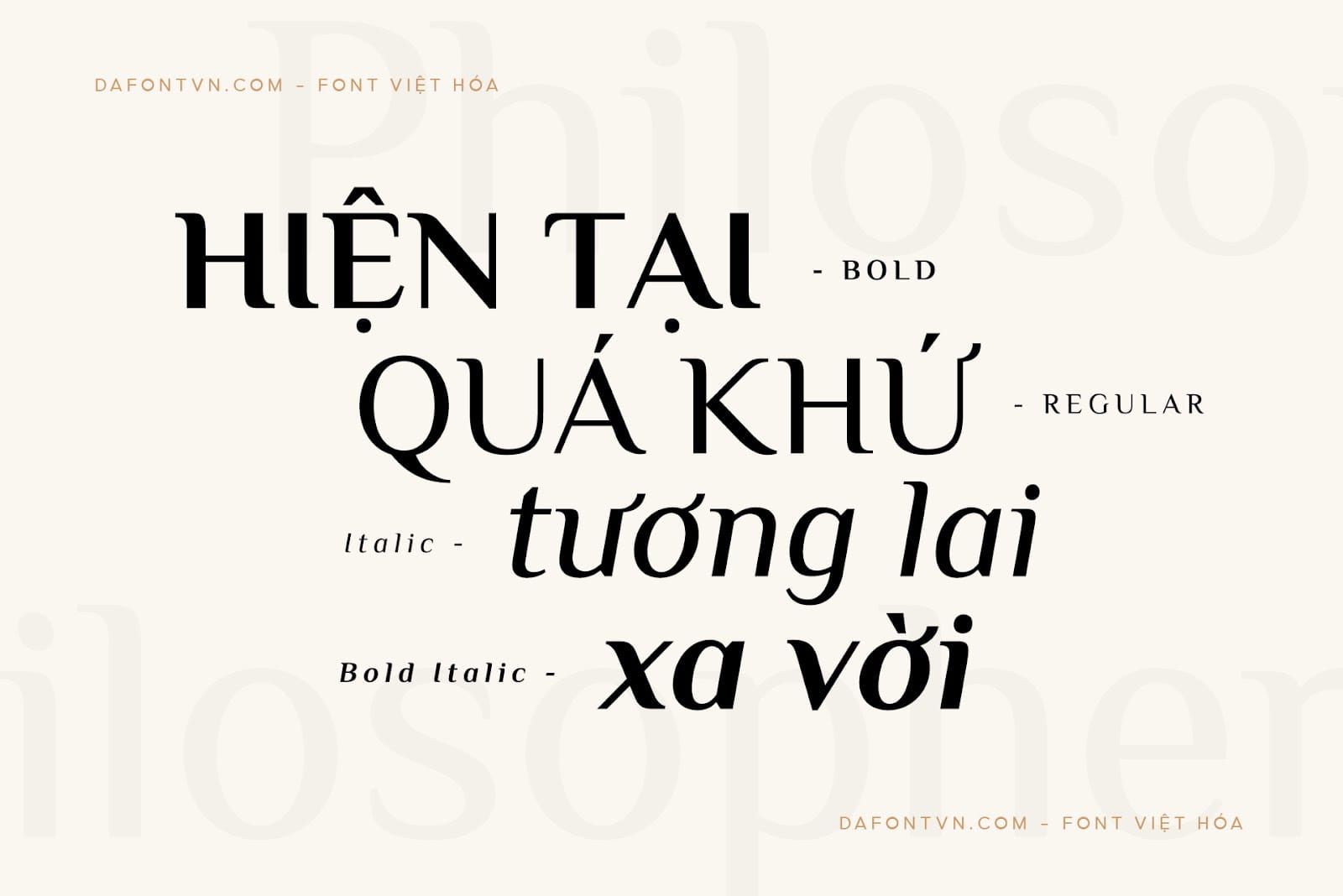 Font trọn bộ font Philosopher Việt hóa preview 2