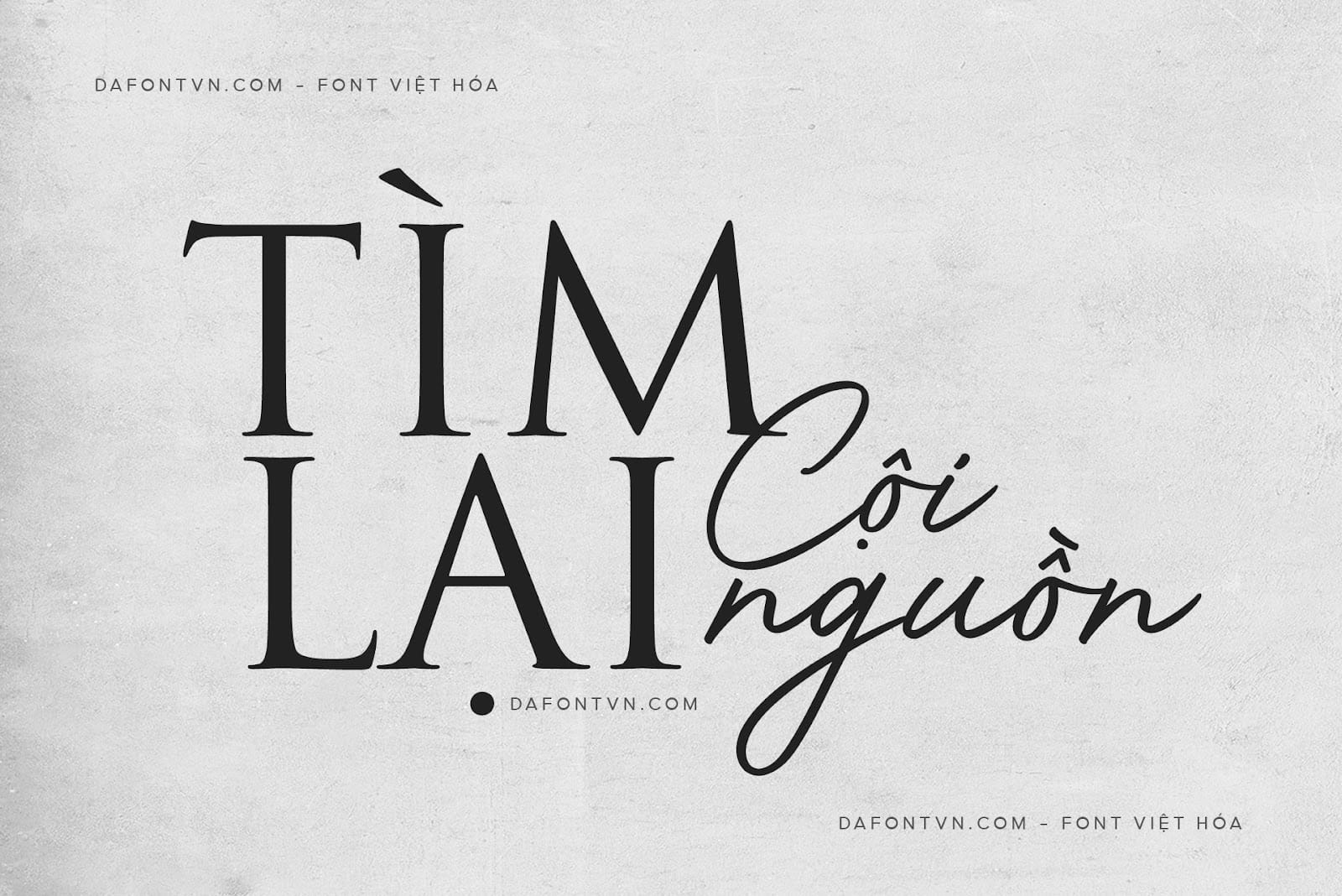 Font Trajan Pro 3 Font Family Việt hóa preview 2