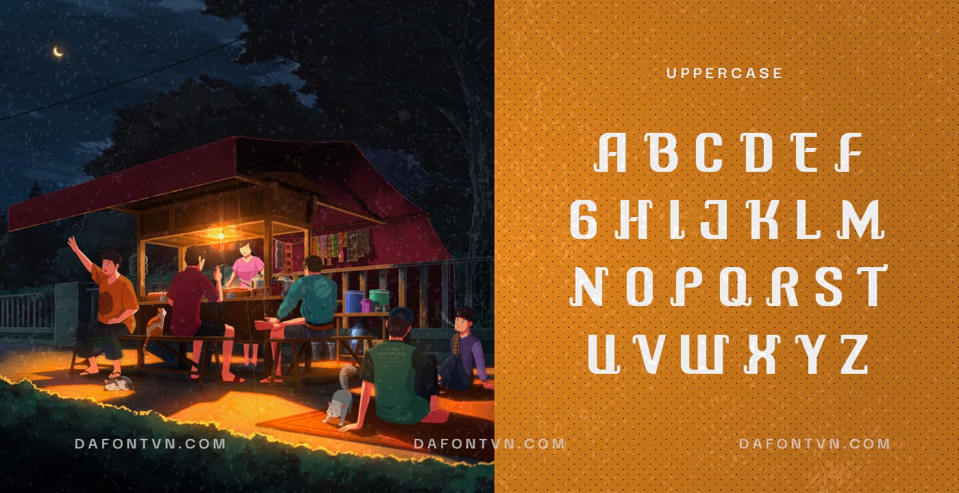 Font Angkring Việt hóa phong cách xưa cũ Font Angkring Việt hóa phong cách xưa cũ preview 3