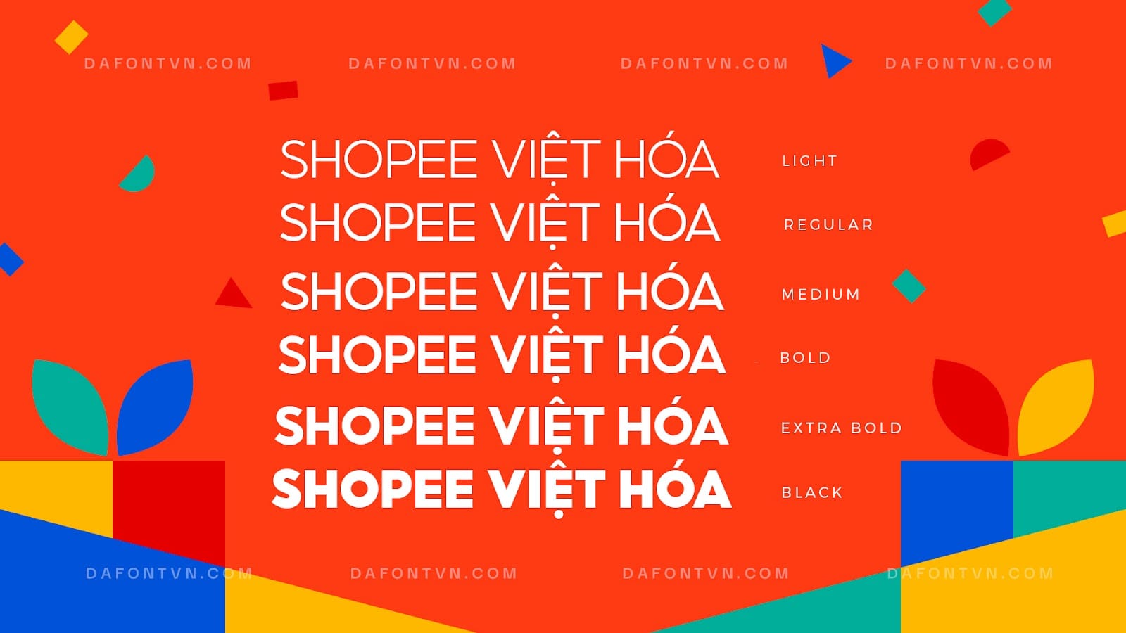 Font Shopee Display Việt hóa (6 font) mới nhất Font Shopee Display Việt hóa mới nhất preview 3