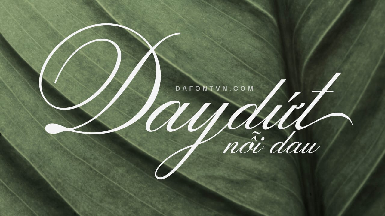 Font ED Drayton Việt hóa preview 1
