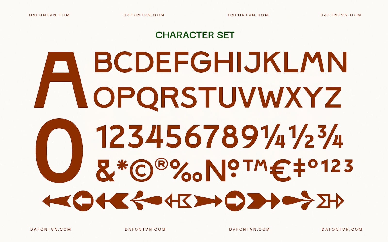 Font Stampa Việt hóa preview 5