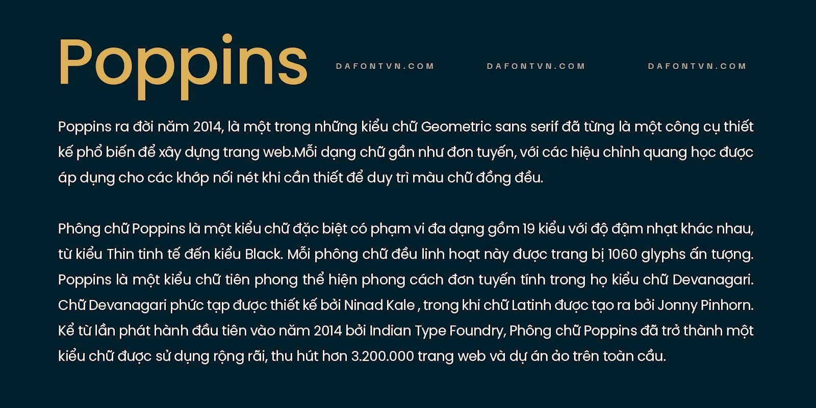 Font trọn bộ font Poppins Việt hóa preview 2