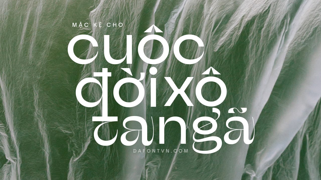Font Afronaut Việt hóa preview 1