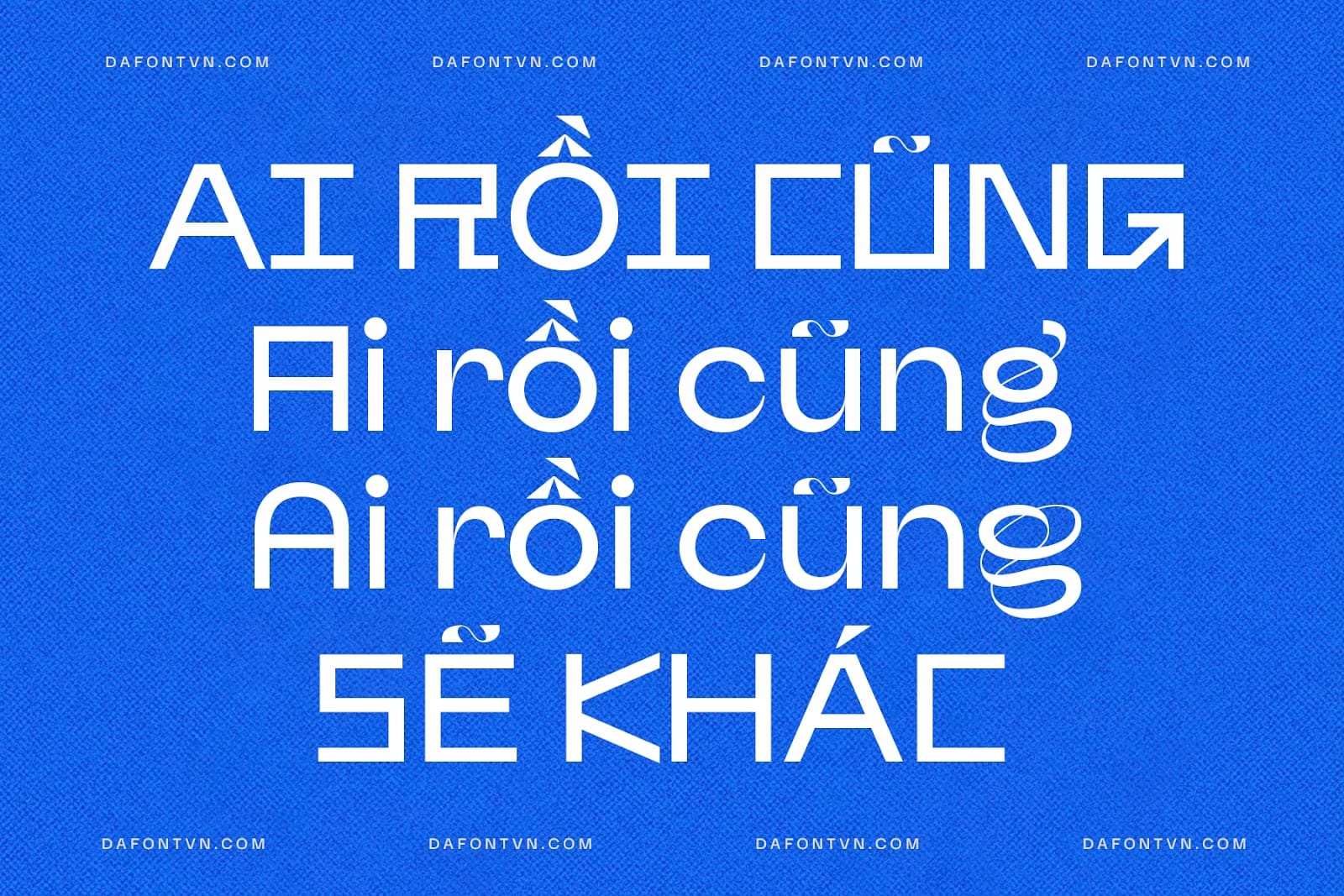 Font Afronaut Việt hóa preview 3