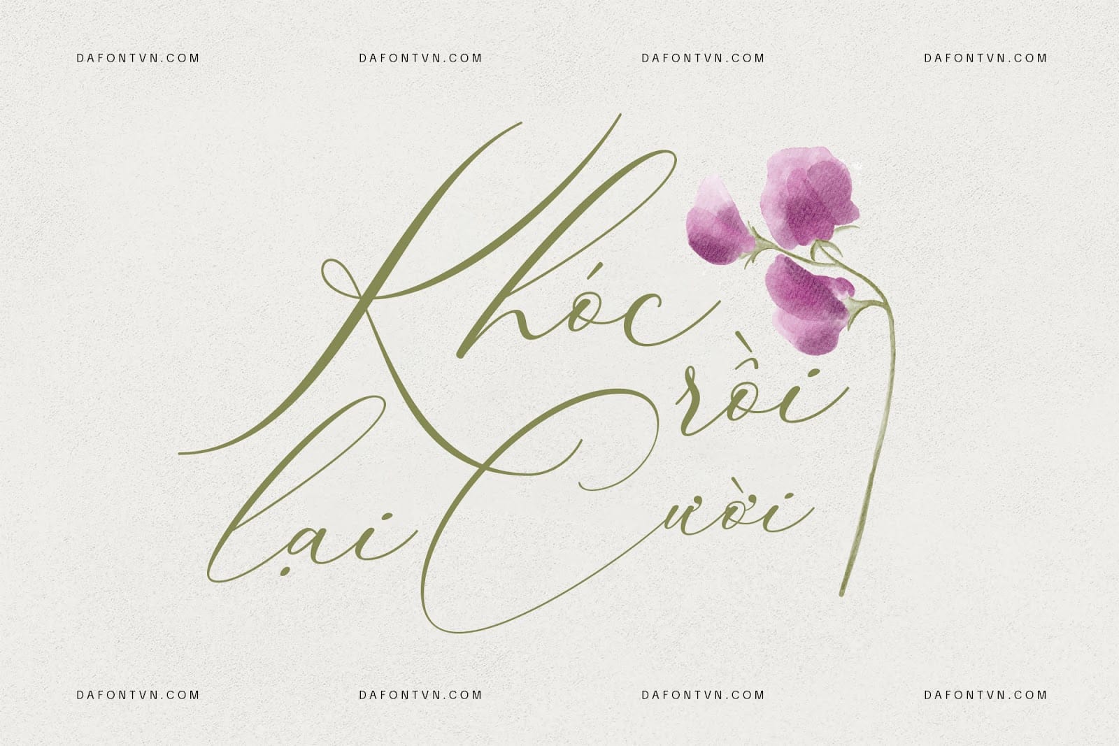 Font Boheme Floral Việt hóa preview 2