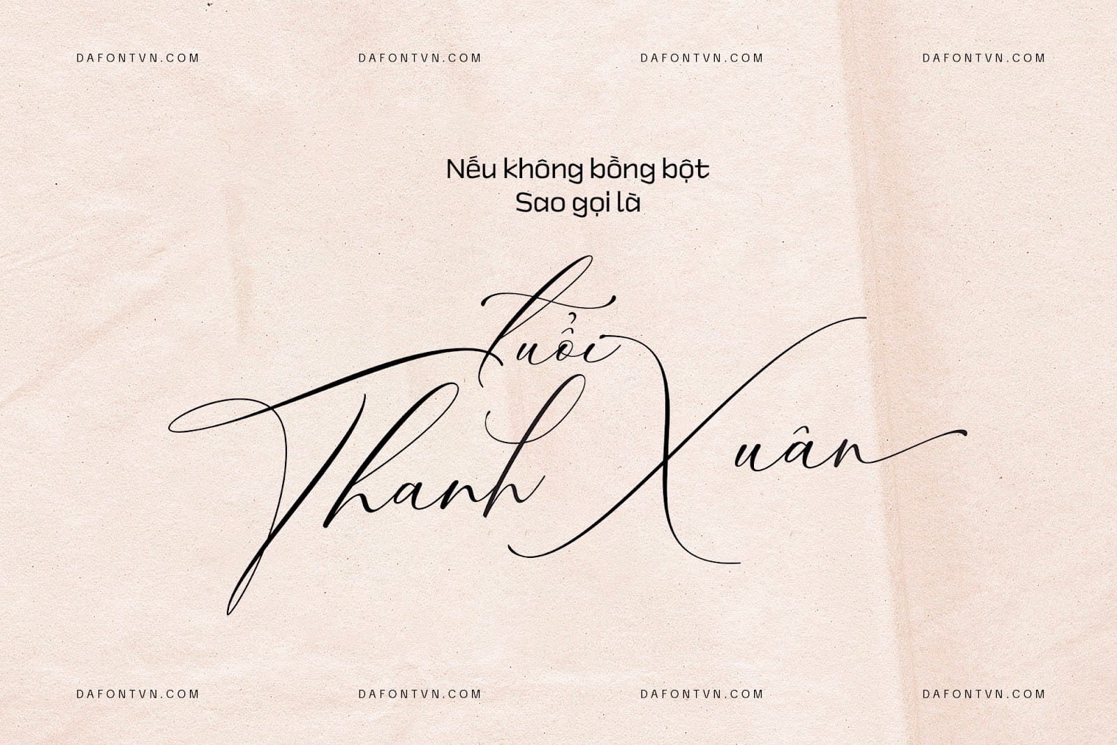 Font Boheme Floral Việt hóa preview 3