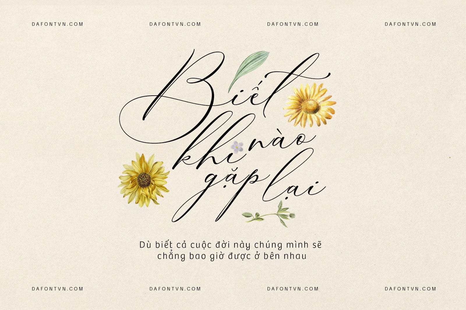Font Boheme Floral Việt hóa preview 4