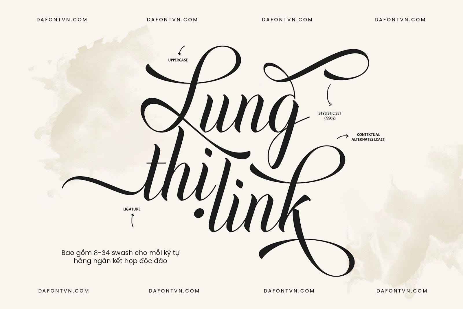 Font Indulge Script Việt Hóa preview 4