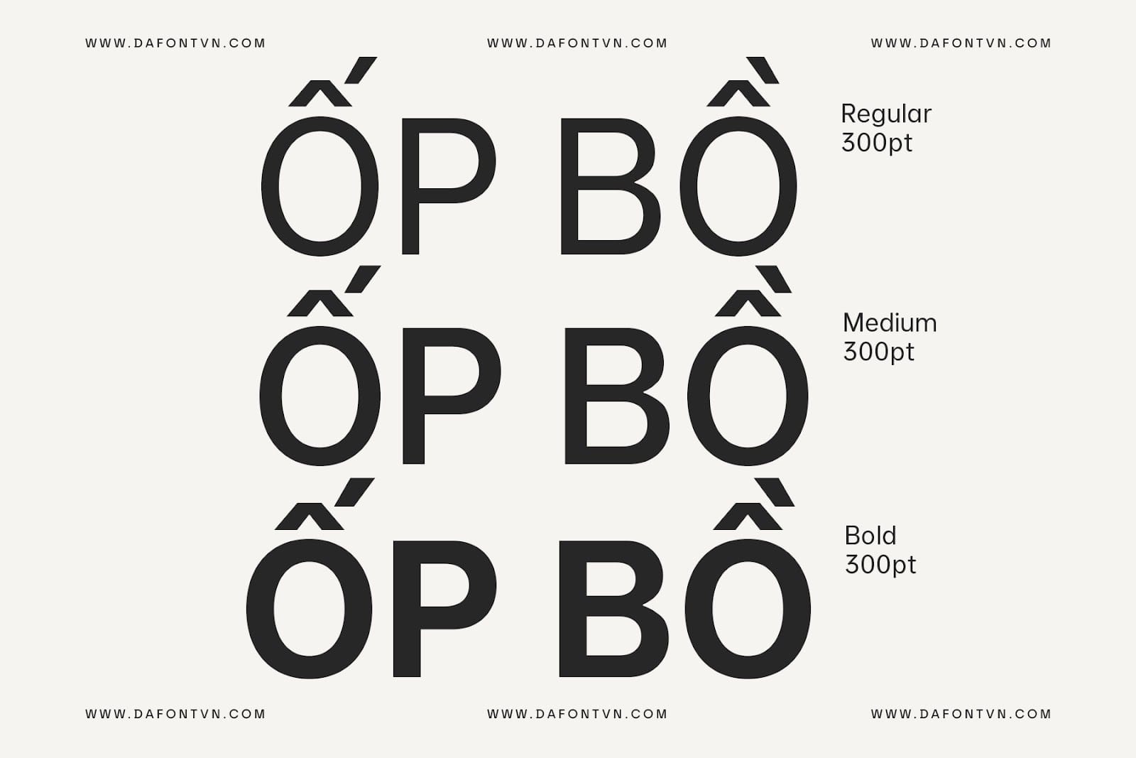 Font OPPO Sans Việt hóa preview 3