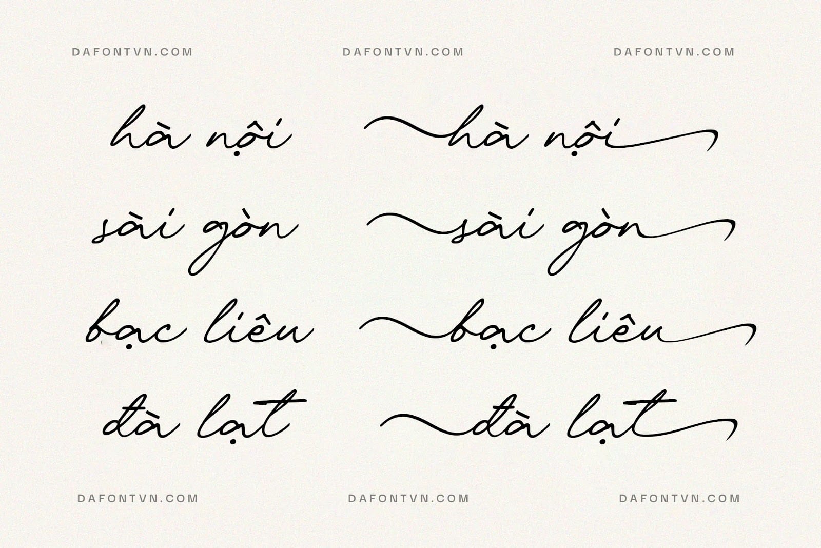 Font Whitegone Việt hóa preview 3