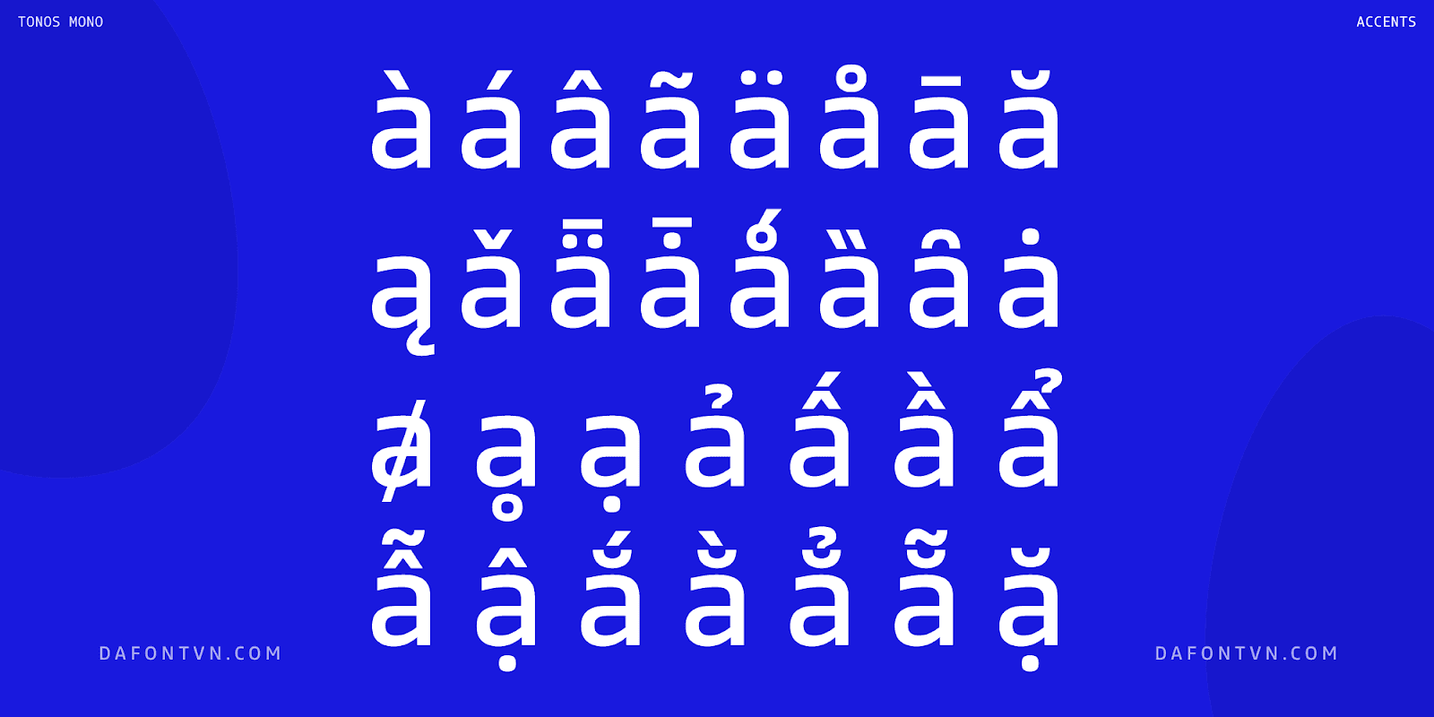 Tonos & Tonos Mono Font Family - Font có sẵn tiếng Việt Tonos & Tonos Mono Font Family preview 5