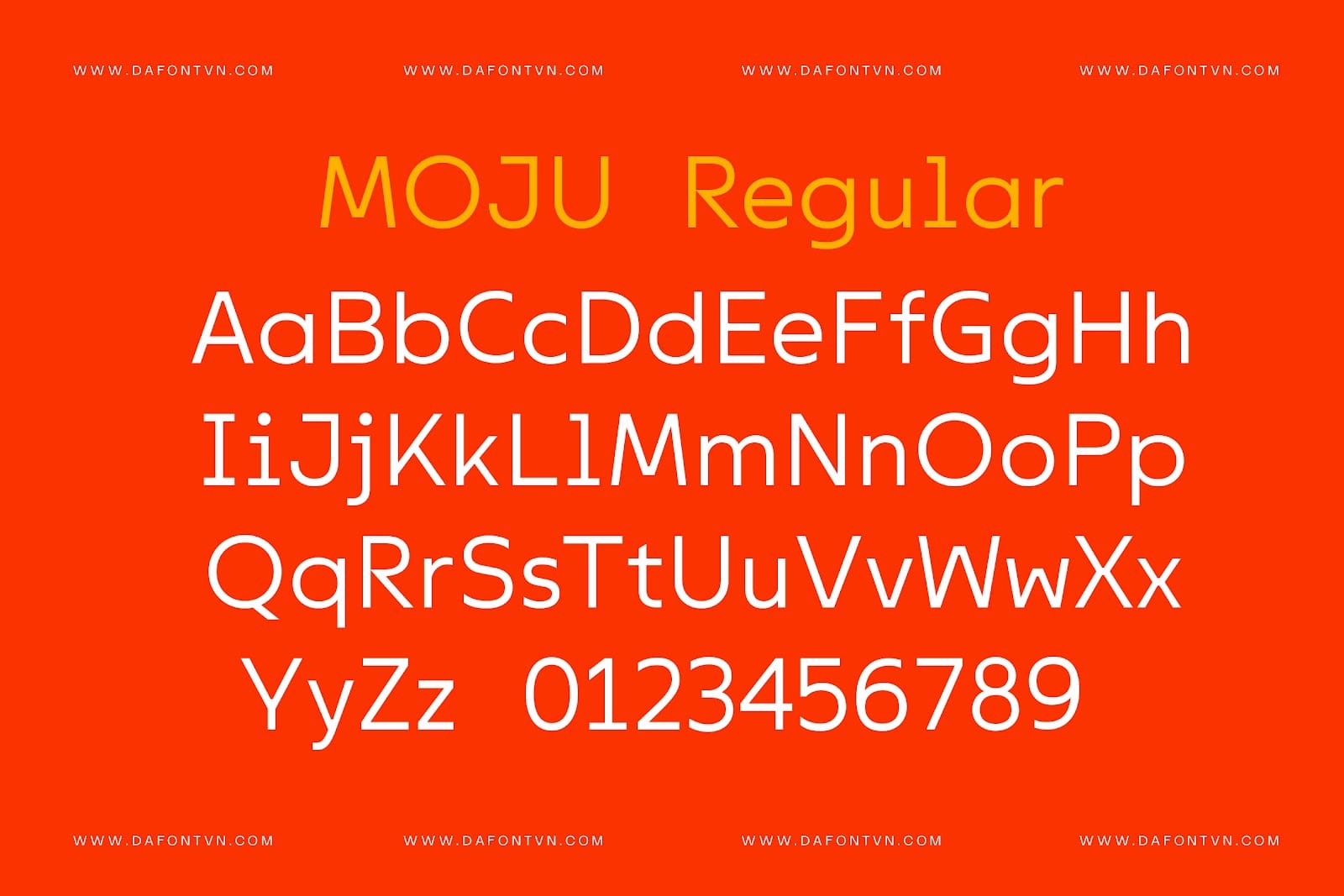 Font MOJU Việt hóa preview 4