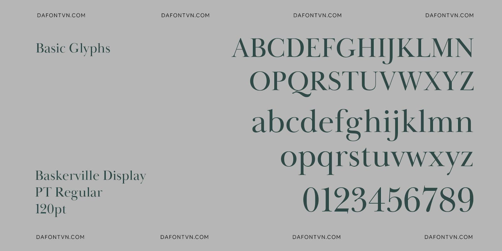 Font Baskerville Display PT Việt hóa preview 3