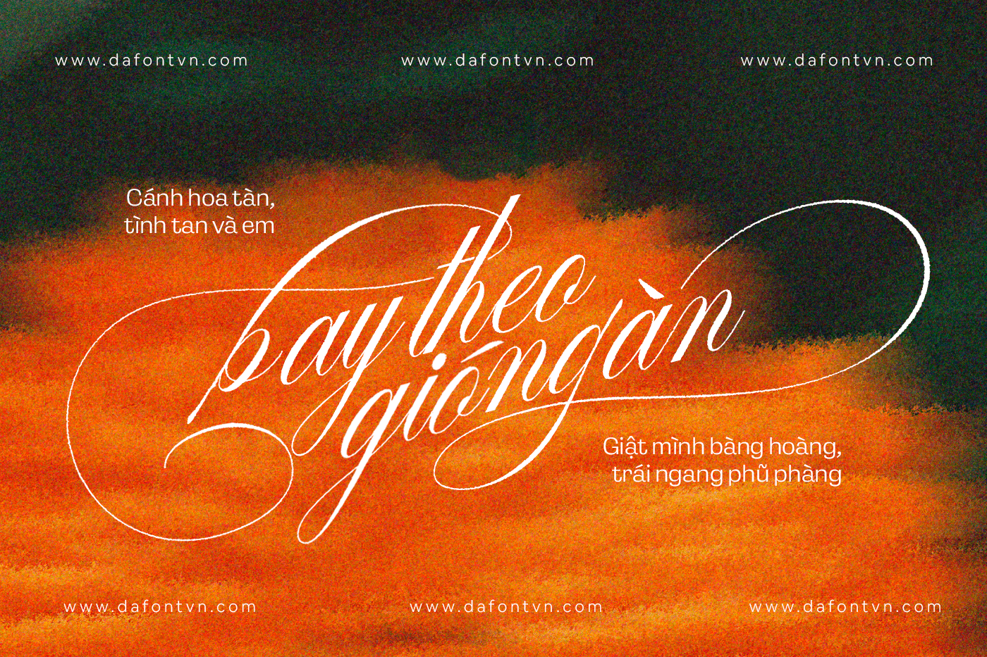 Font Desirable Brush Texture Việt hóa preview 3