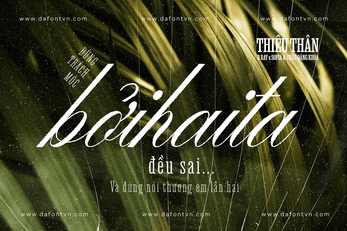 Font Desirable Brush Texture Việt hóa preview 4