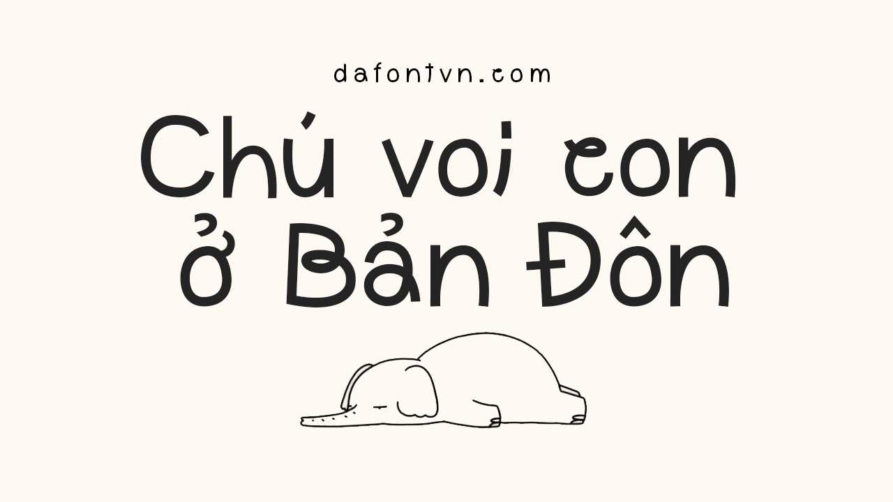 Font Boris Việt hóa – Font hiển thị vui nhộn Font Boris Việt hóa preview 1