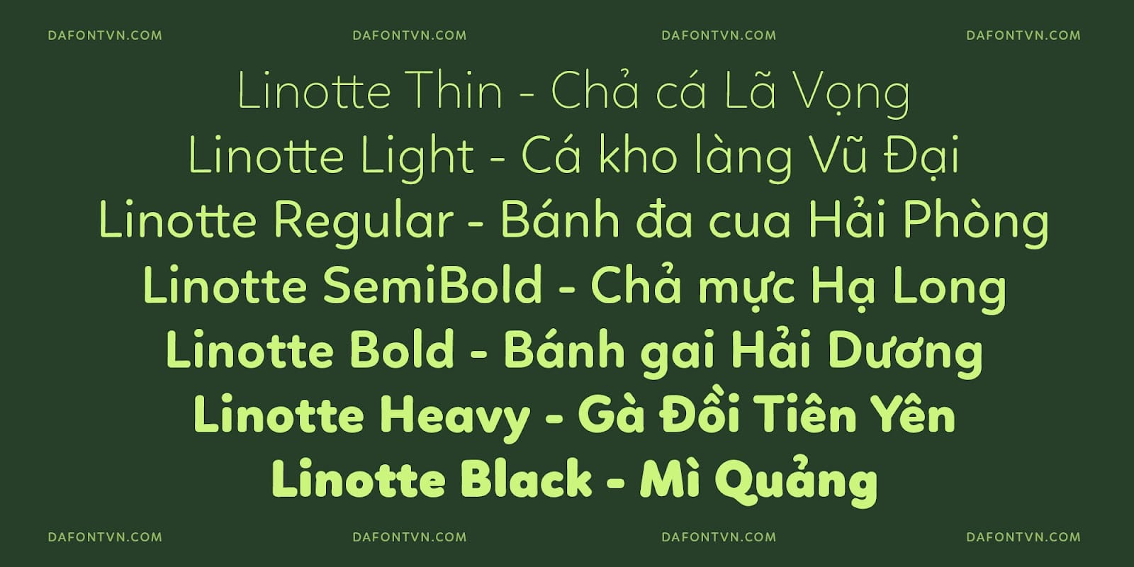 Font Linotte Việt hóa v2.0 preview 2