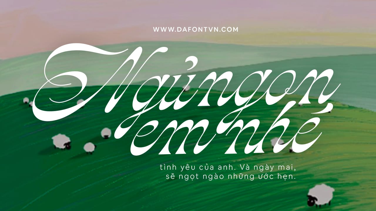 Font Riverfall Script Việt hóa preview 1
