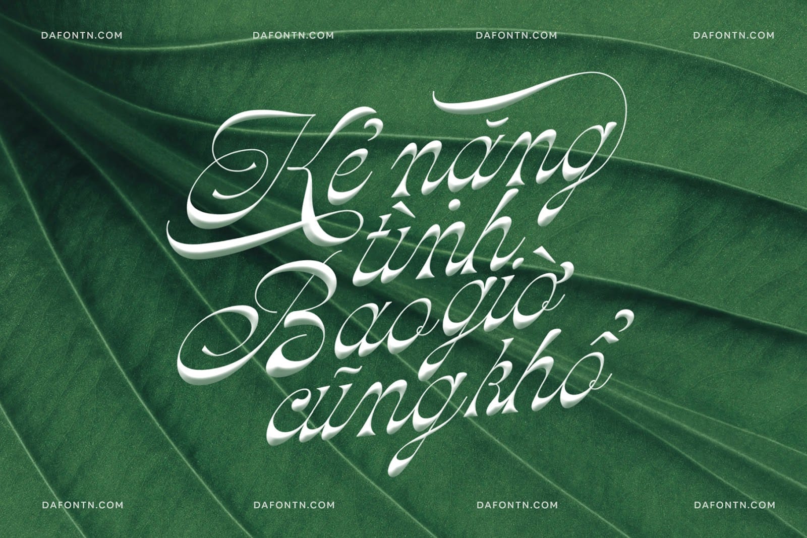 Font Riverfall Script Việt hóa preview 4