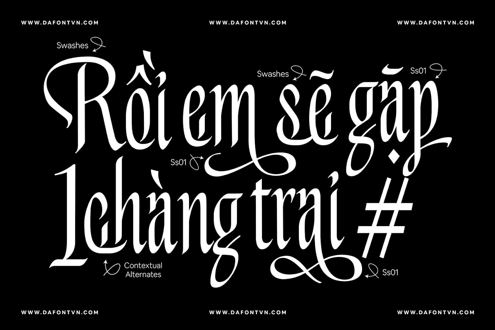Font Lotape việt hóa preview 3