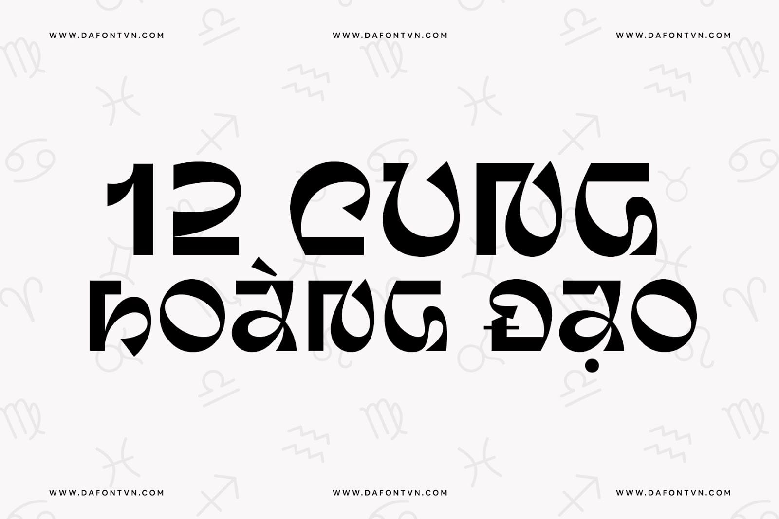 Font việt hóa Jyo Display preview 2