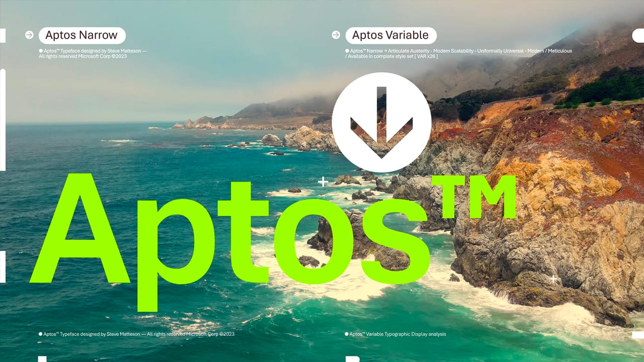 trọn bộ font Aptos preview 1