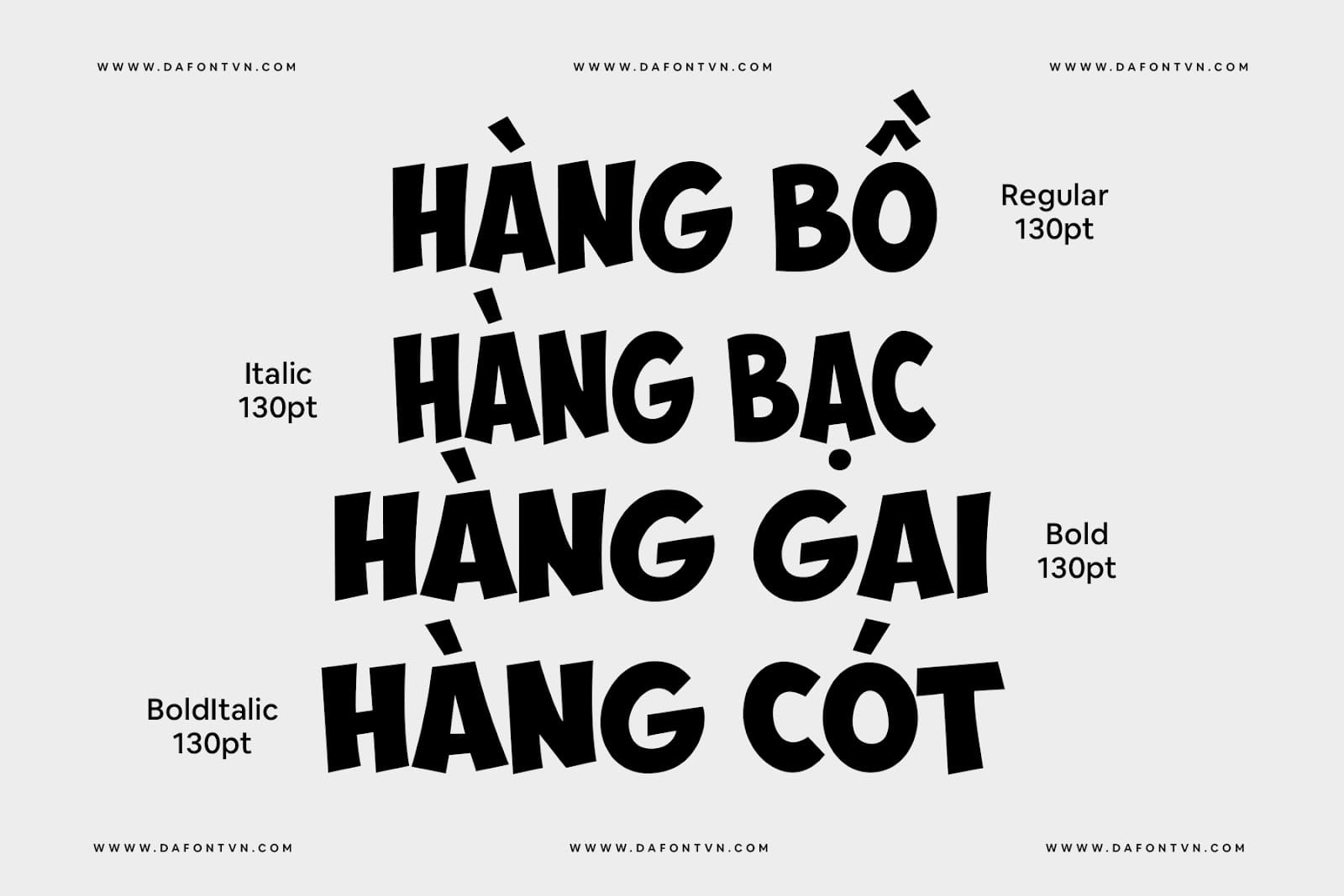 Font việt hóa Obelix Pro preview 3