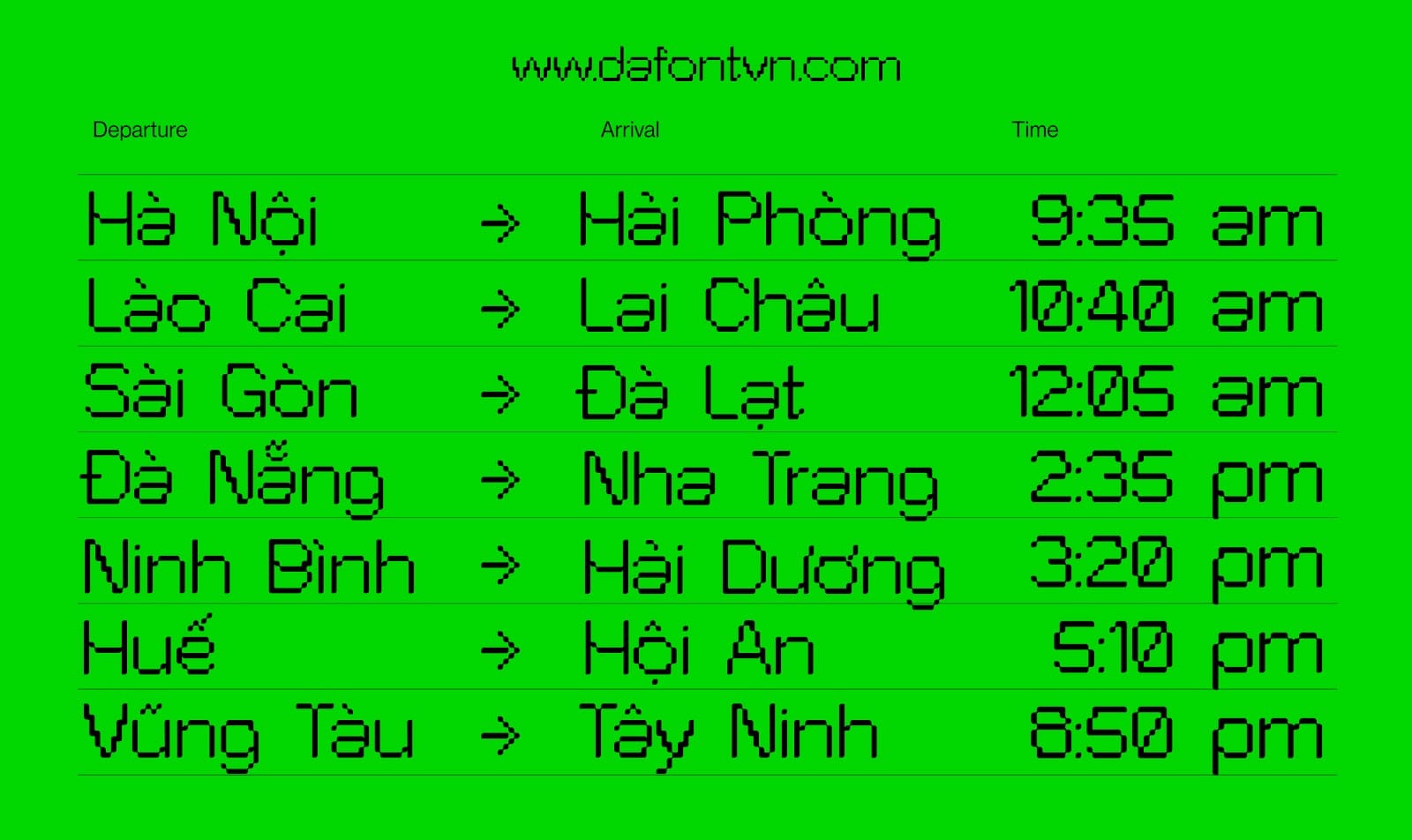 Font việt hóa Pexel Grotesk preview 2