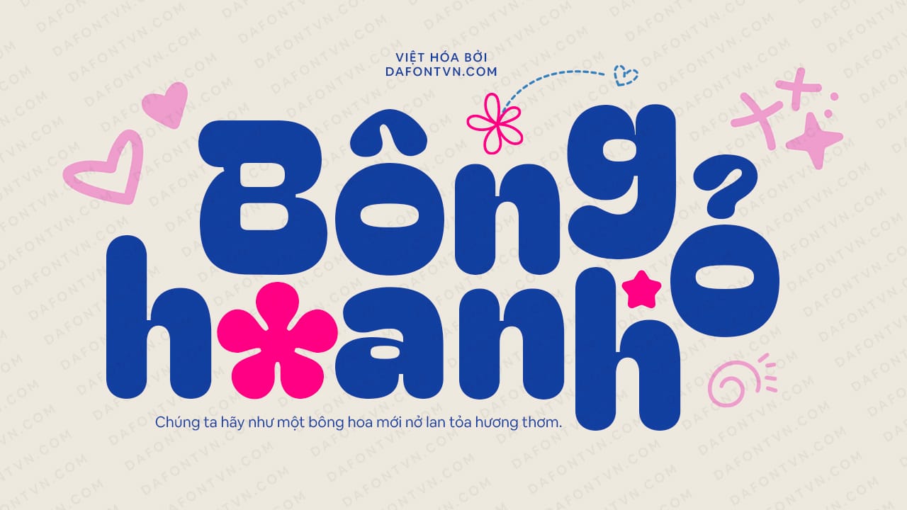 Font Bagel Fat One Việt hóa preview 1