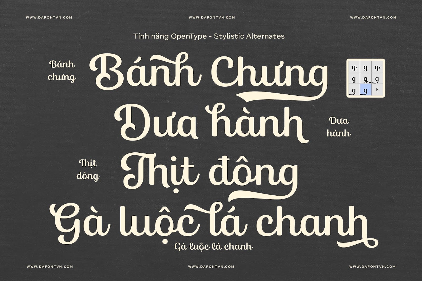 Font Bluestar Việt hóa preview 4