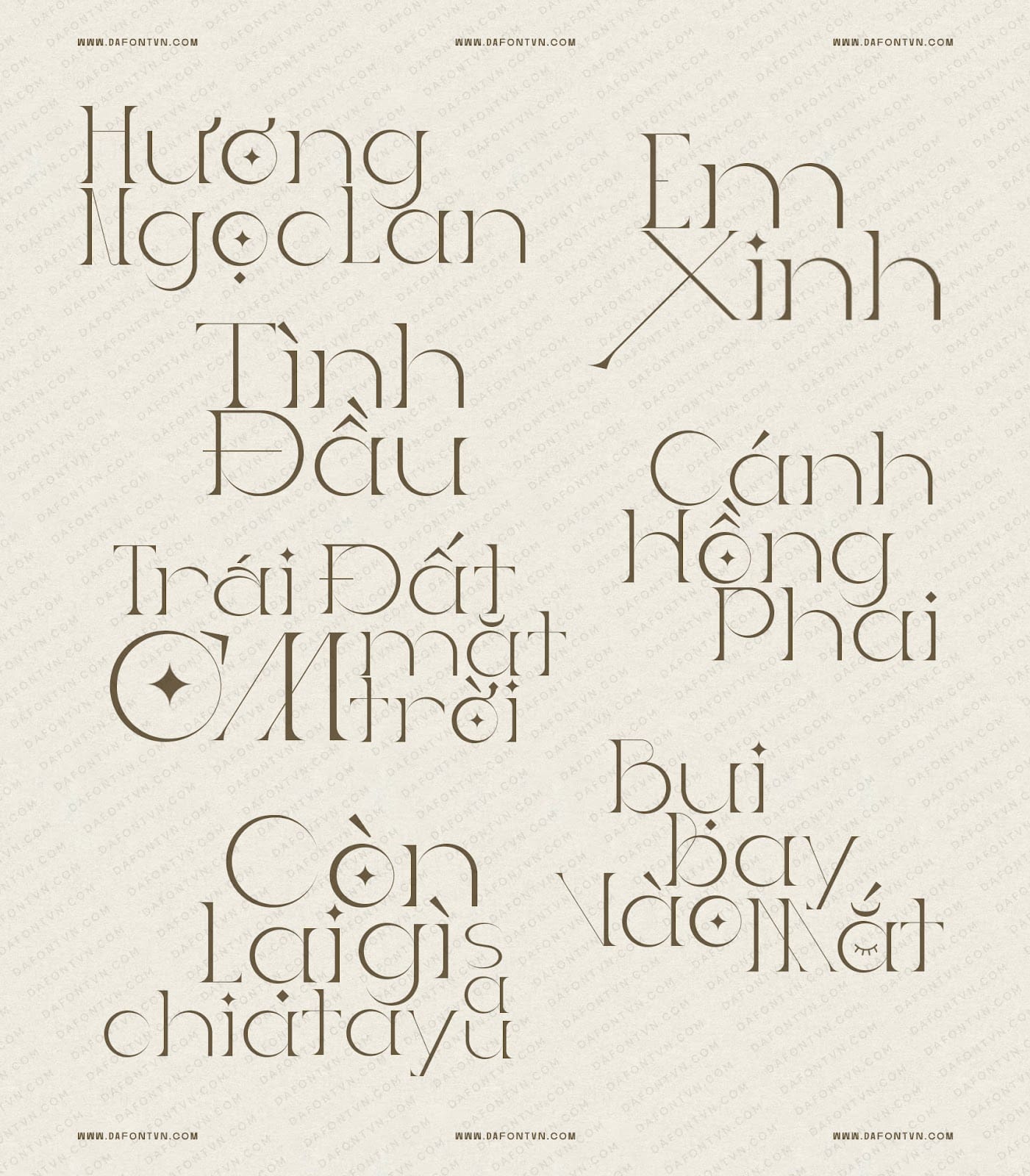 Font Ladybird Light Việt hóa preview 4