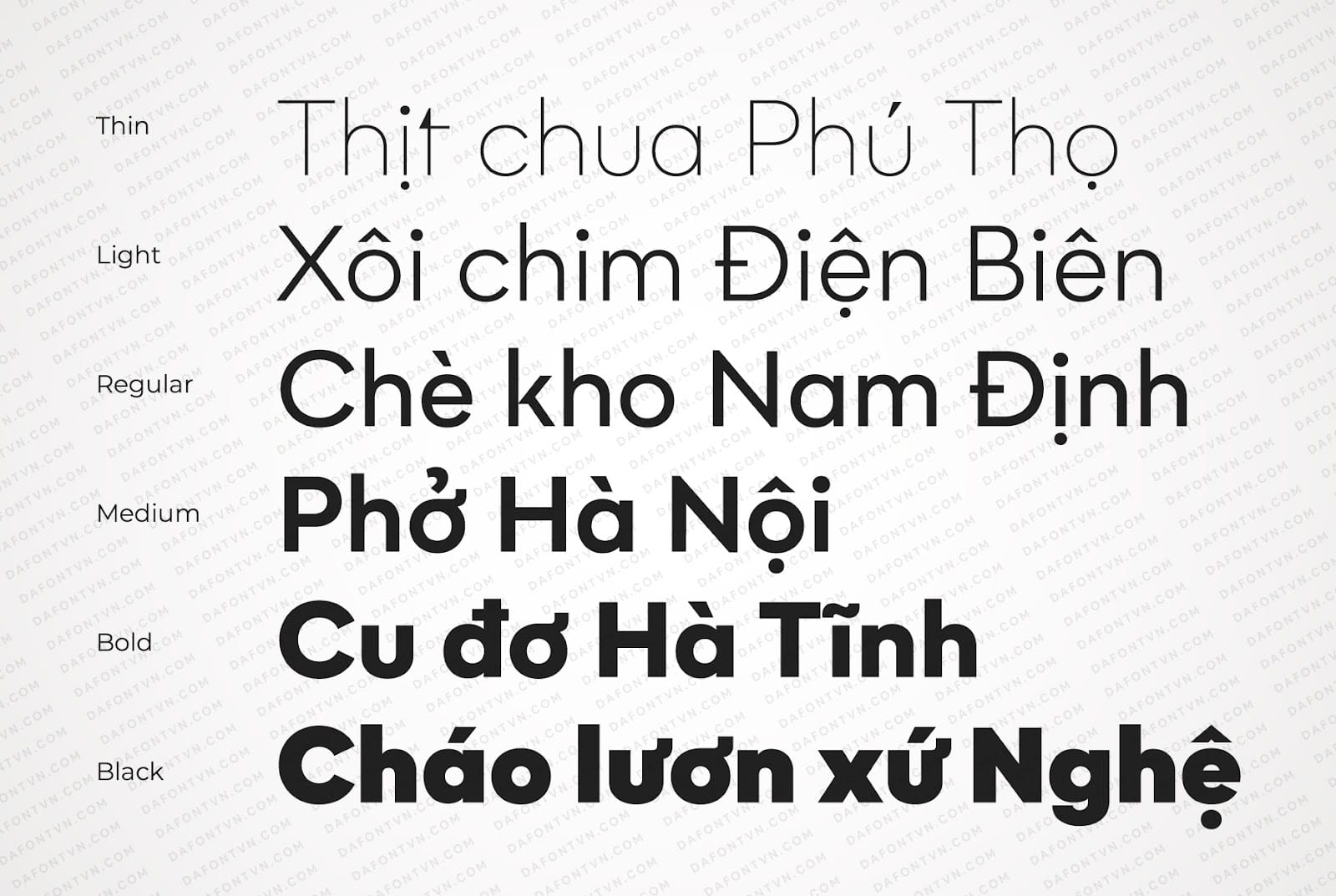 Font Graphit Font Family Việt hóa preview 2