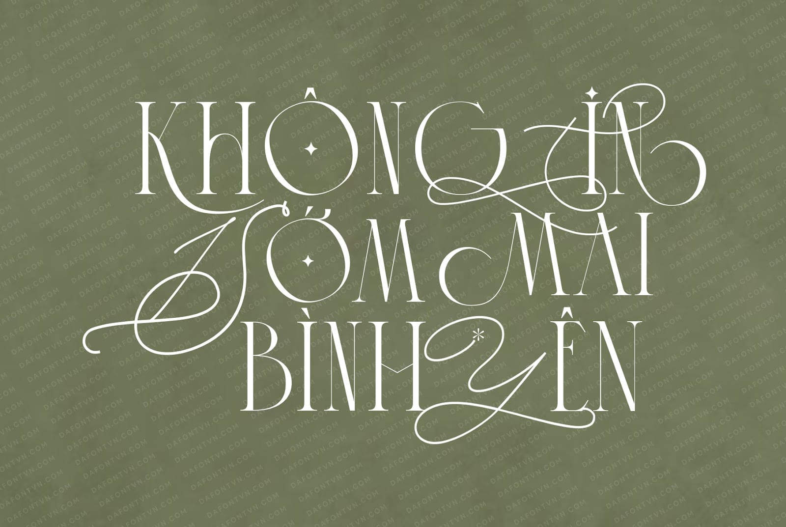 Font việt hóa Supremely Luxurious preview 4