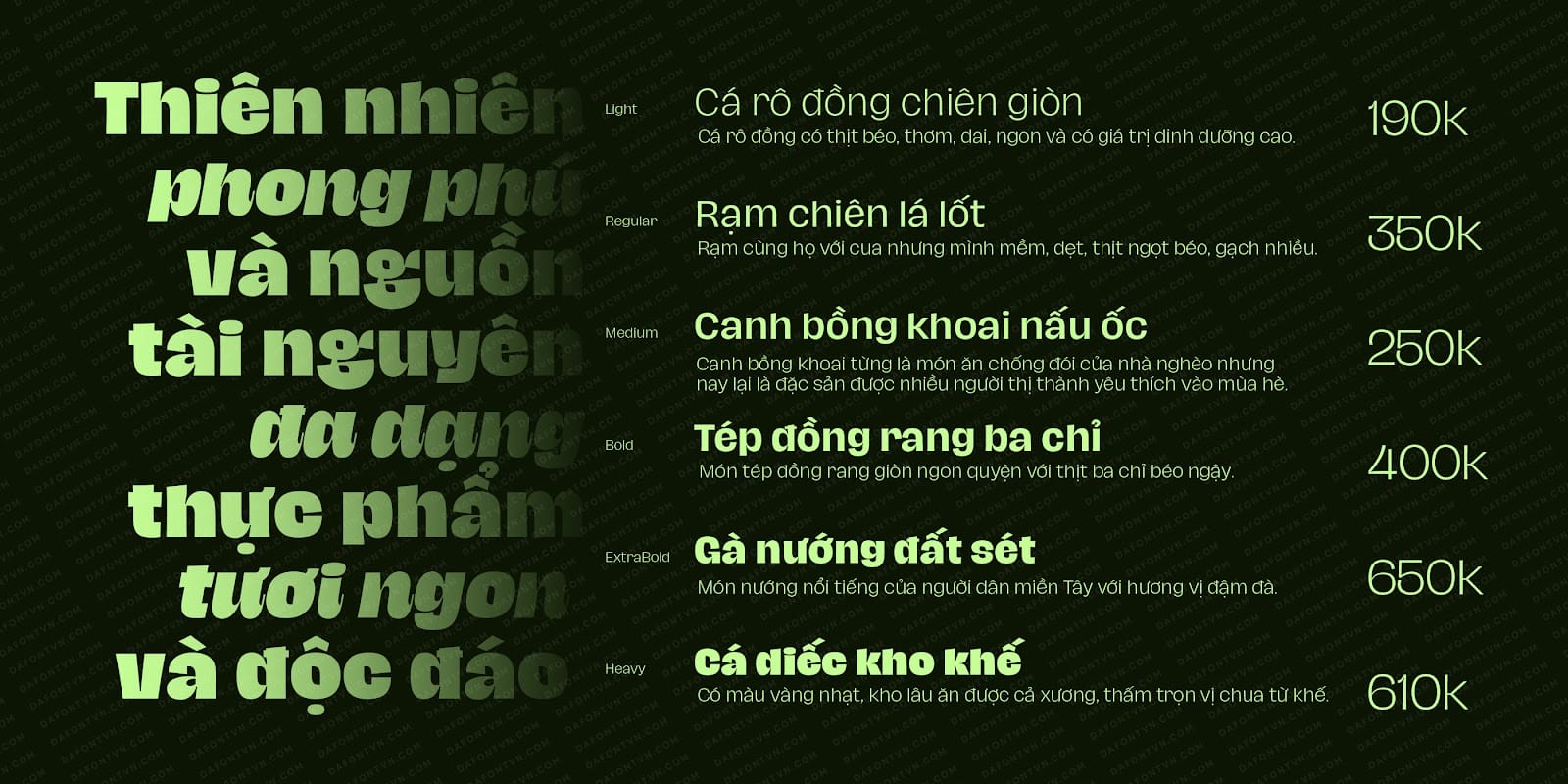 Trọn bộ Hagrid Font Family Việt hóa (24 font) Font Hagrid Font Family Việt hóa preview 3