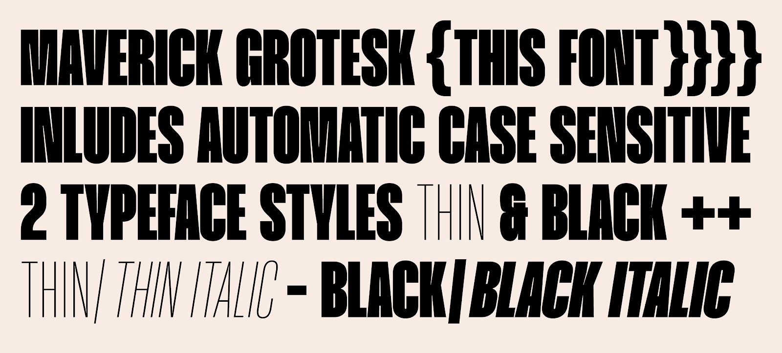 Maverick Grotesk preview 4