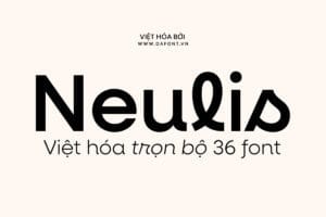 DFVN Neulis viet hoa 36 font