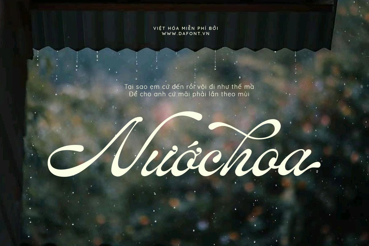 Font viet hoa DFVN ED Lavonia free