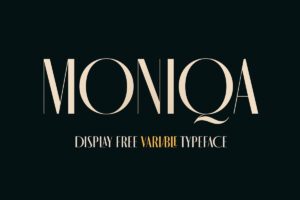 MONIQA TYPEFACE FREE DOWNLOAD