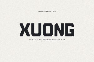 Xuong Display Typeface - Font Anh trai vượt ngày chông gai 8 Xuong Display TypeFace Font Free pic1