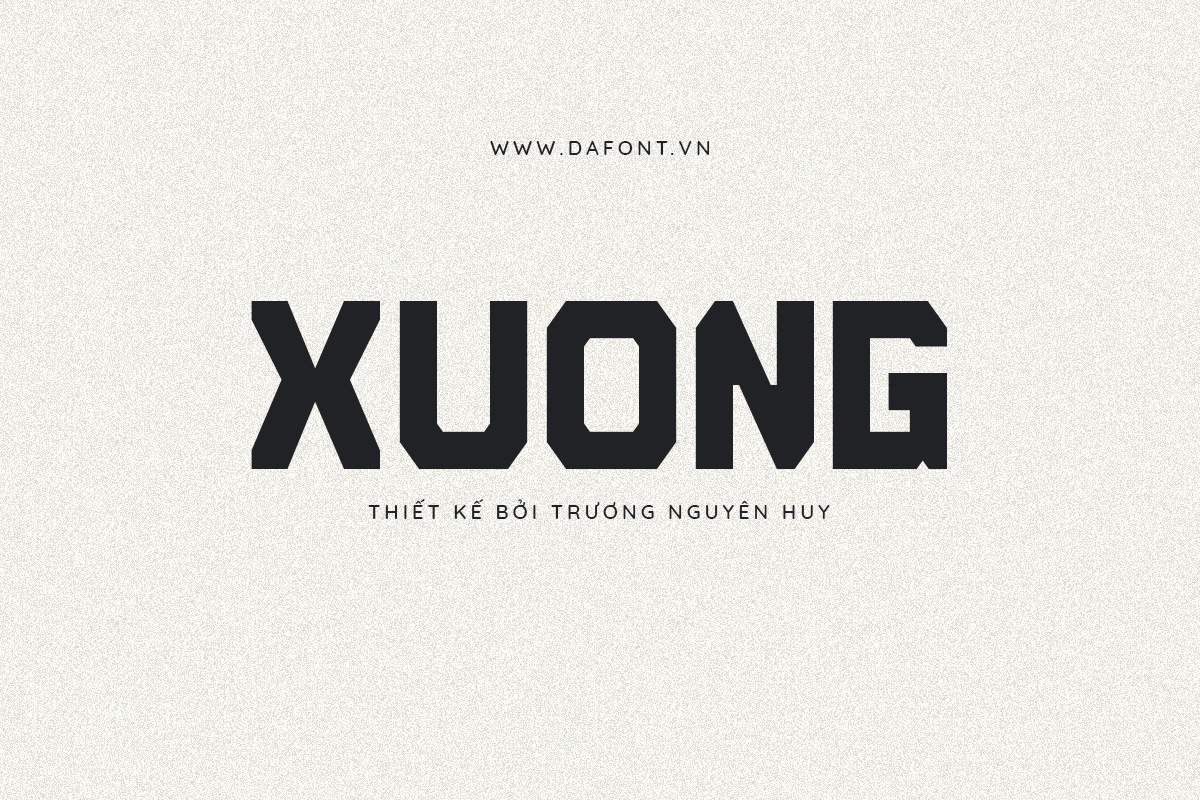 Xuong Display Typeface - Font Anh trai vượt ngày chông gai 1 Xuong Display TypeFace Font Free pic1