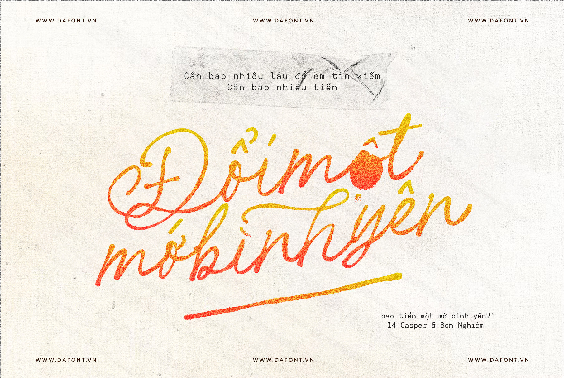 Font viết tay việt hóa siêu đẹp DFVN Les Palmiers