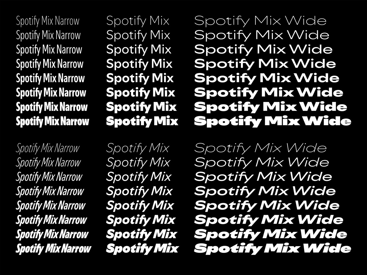 Spotify ra mắt font chữ của riêng mình Spotify Mix