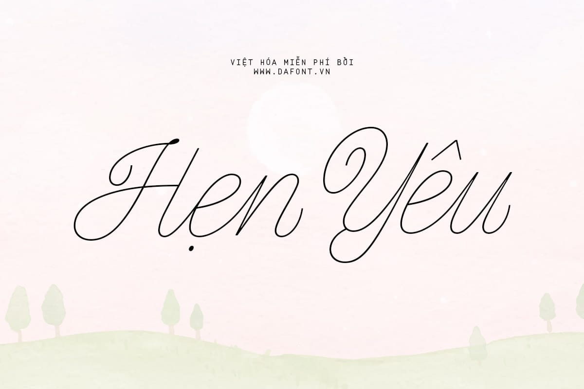 DFVN Pencerio Font Viet tay viet hoa