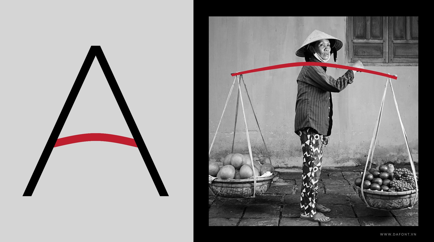 Font tiếng Việt Gánh Typeface