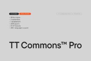 TT Commons Pro Font Family Free Download 1