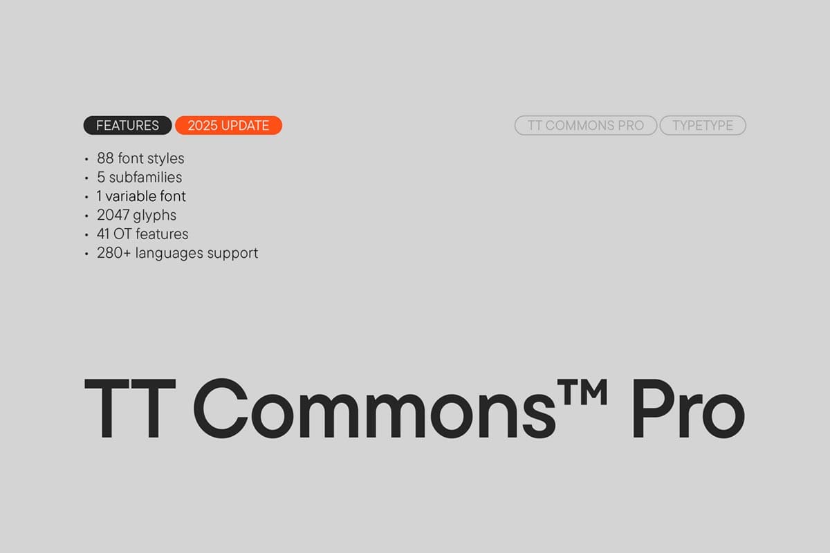 TT Commons Pro Font Family Free Download 1