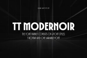 TT Modernoir Font Family 1
