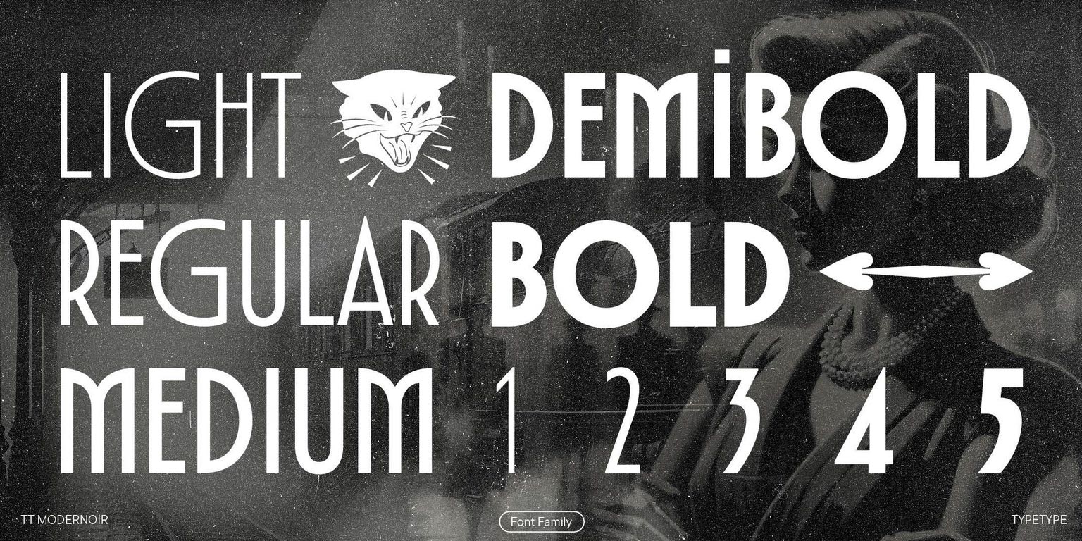 TT Modernoir Font Family pic2
